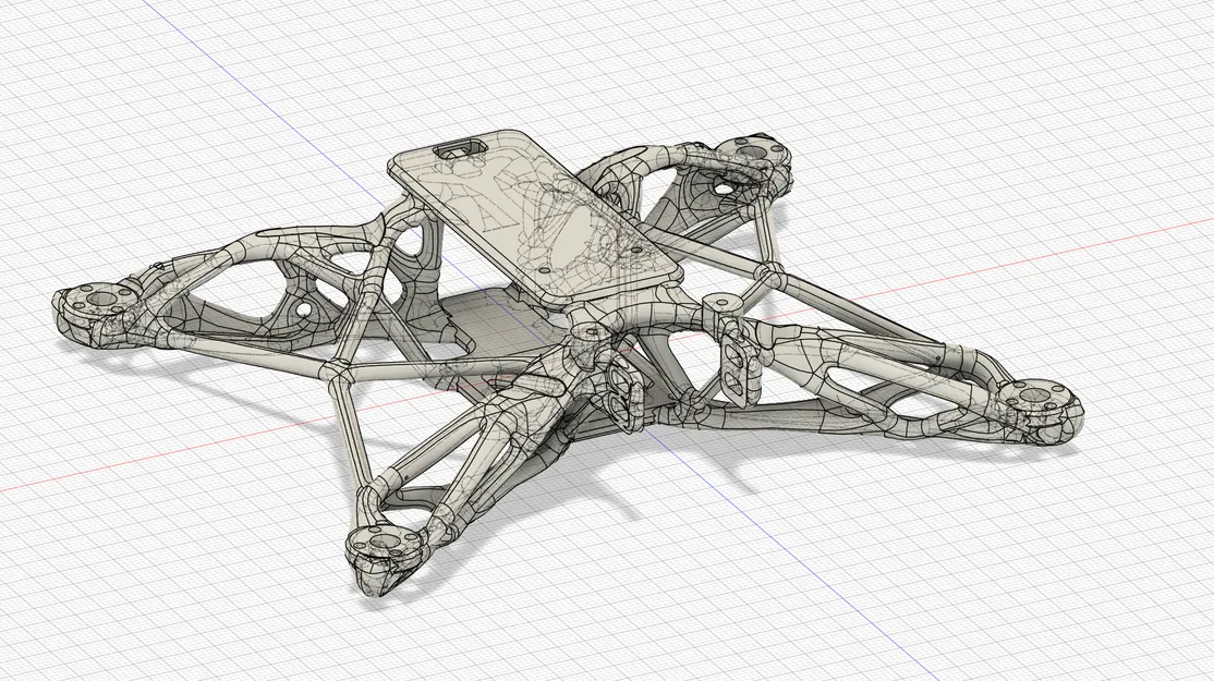 Project Synthara - Khung FPV Drone Generative Design 3.5 Inch - Image 14