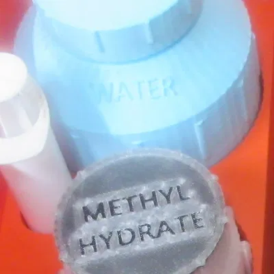 Chai đựng nước và nhiên liệu cho mô hình steam engine