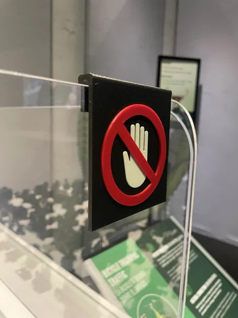 NO TOUCH! – Móc treo bảng “No touch” - Image 1