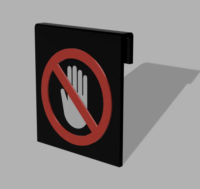 NO TOUCH! – Móc treo bảng “No touch” - Image 2