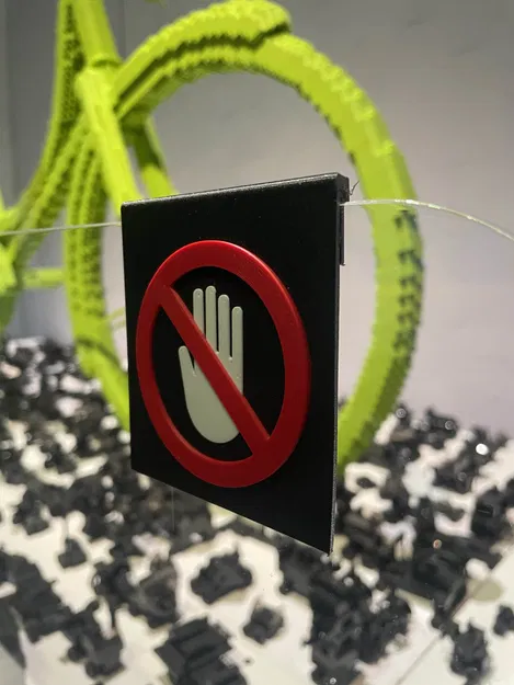 NO TOUCH! – Móc treo bảng “No touch” - Image 3