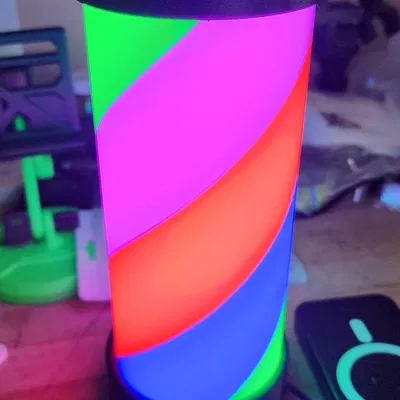 Twisty Lamp - Khung đèn vặn xoắn dùng ESP32 + WLED