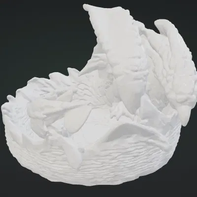 Khay đựng xúc xắc DnD hình rồng (Dice Tray)