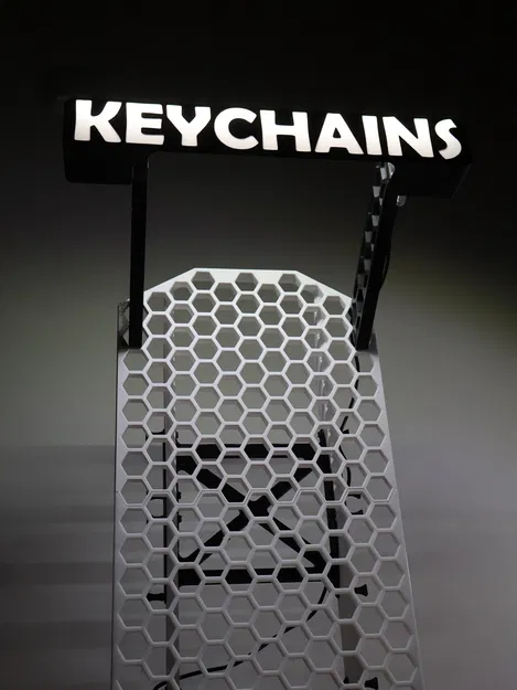 Móc khóa Hex LED Display cho KYZ HSW Stand (tuỳ biến chữ, 2 trong 1) - Image 8