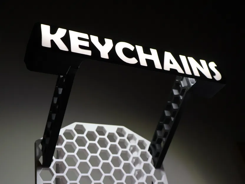 Móc khóa Hex LED Display cho KYZ HSW Stand (tuỳ biến chữ, 2 trong 1) - Image 10