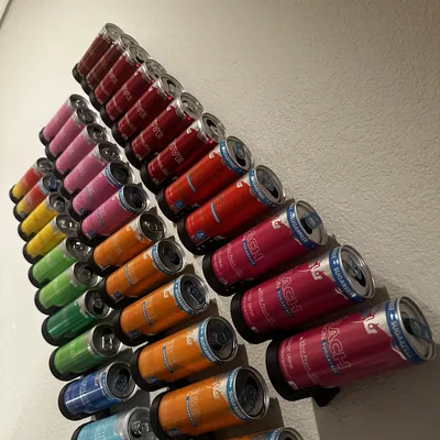 Kệ trưng bày lon Redbull treo tường (Redbull Can Display)