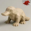 Lowpoly Platypus (Thú mỏ vịt lowpoly) - Mô hình 3D - Thumbnail 1