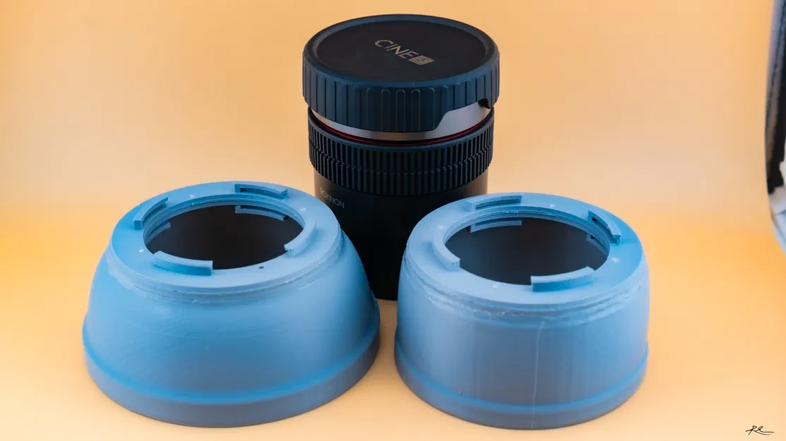 Hood lens Rokinon/Samyang CineAF đảo chiều, tương thích matte box (ARRI) - Image 1