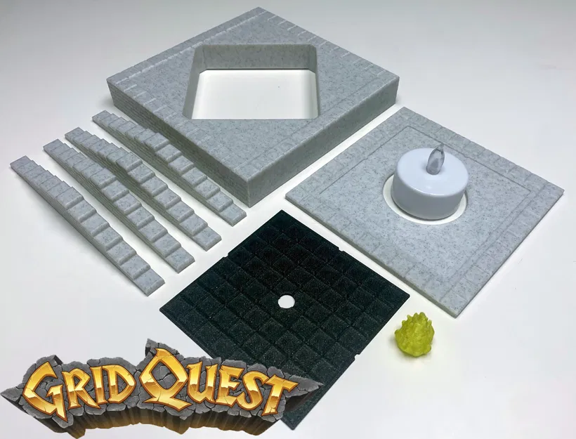 GridQuest CULT PLACE với hiệu ứng đèn LED (The Gridfinity Game) - Image 3