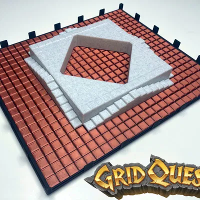 GridQuest CULT PLACE với hiệu ứng đèn LED (The Gridfinity Game)