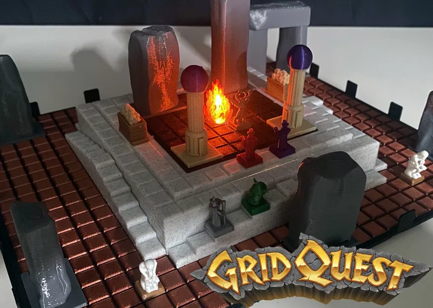 GridQuest CULT PLACE với hiệu ứng đèn LED (The Gridfinity Game) - Image 9