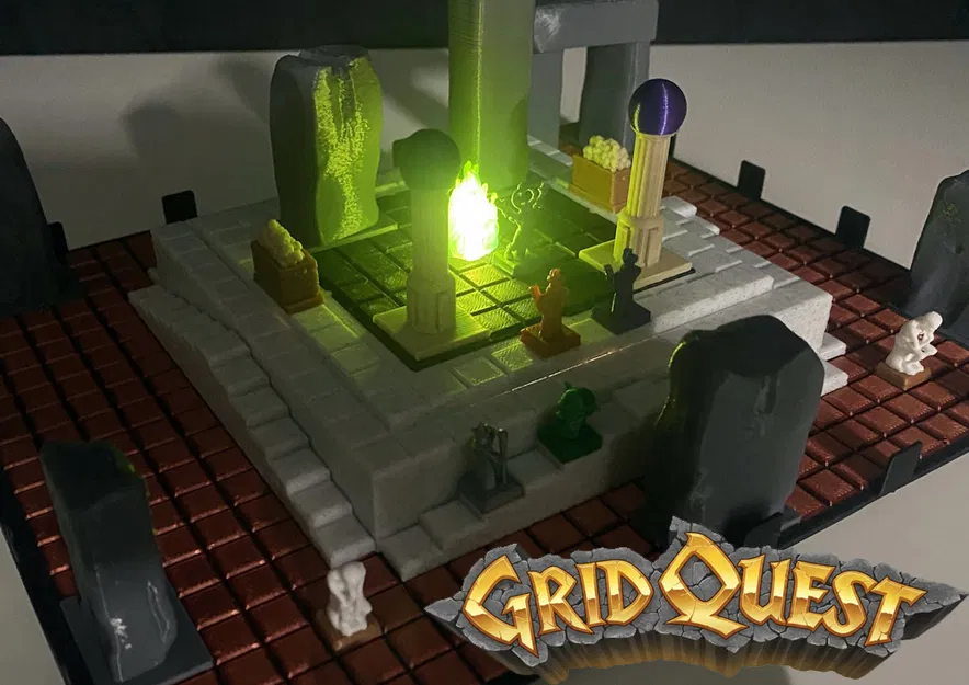 GridQuest CULT PLACE với hiệu ứng đèn LED (The Gridfinity Game) - Image 10