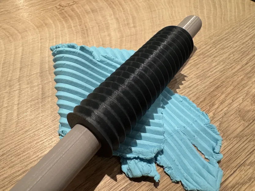 Con lăn bột nặn (Playdough) - Rãnh khía (Notched) - Image 2