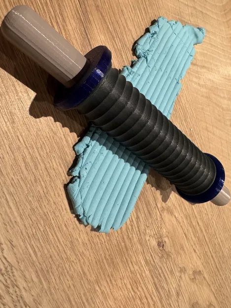 Con lăn bột nặn (Playdough) - Rãnh khía (Notched) - Image 3