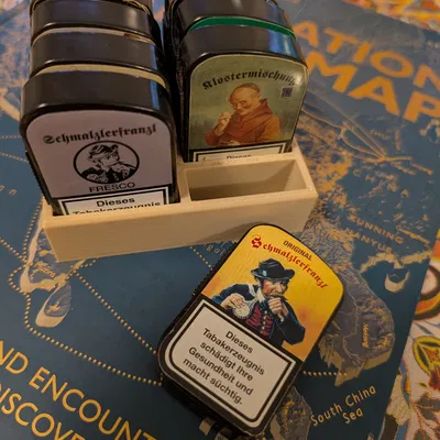 Giá đỡ 8 khe cho hộp snuff nhựa Bernard