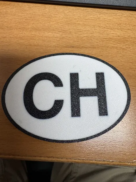 Bảng ISO CH cho xe máy (CH Schild für Motorrad) - Image 1