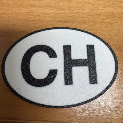 Bảng ISO CH cho xe máy (CH Schild für Motorrad)