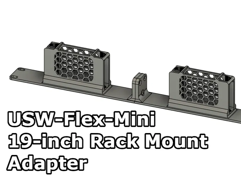 Giá đỡ rack 19-inch modular cho Unifi USW-Flex-Mini - Image 1