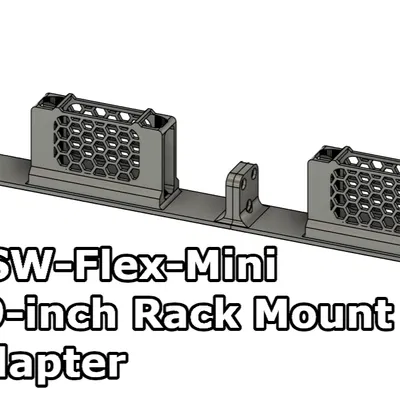 Giá đỡ rack 19-inch modular cho Unifi USW-Flex-Mini