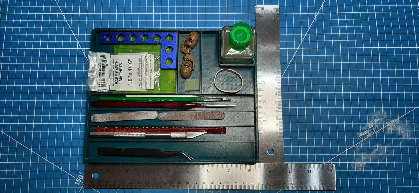 Khay đựng keo Tamiya và dụng cụ làm mô hình - Image 1