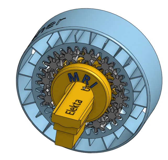 MRLinac Spinner Geared – Fidget Spinner Bánh Răng Print-in-Place - Image 1