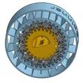 MRLinac Spinner Geared – Fidget Spinner Bánh Răng Print-in-Place - Thumbnail 2