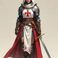 Nữ Hiệp Sĩ Thập Tự Chinh (Crusader Lady Knight) - Thumbnail 2