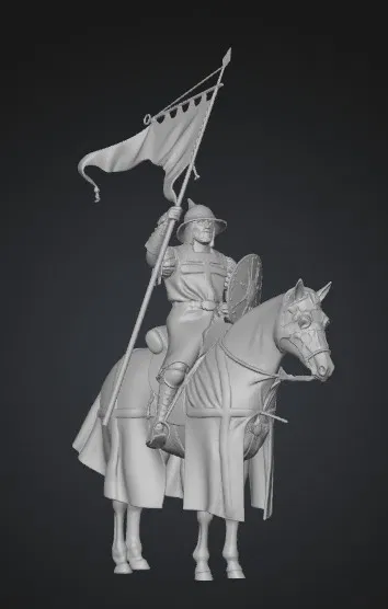 Thập Tự Chinh Cưỡi Ngựa (Crusader on Horseback) - Image 1