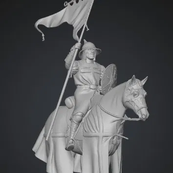 Thập Tự Chinh Cưỡi Ngựa (Crusader on Horseback)