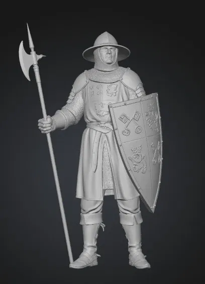 Hiệp Sĩ Trung Cổ trong Bộ Giáp - Image 1