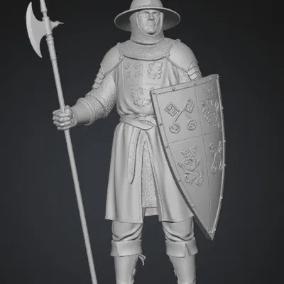 Hiệp Sĩ Trung Cổ trong Bộ Giáp