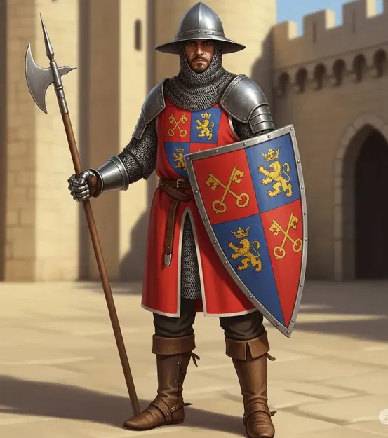 Hiệp Sĩ Trung Cổ trong Bộ Giáp - Image 2