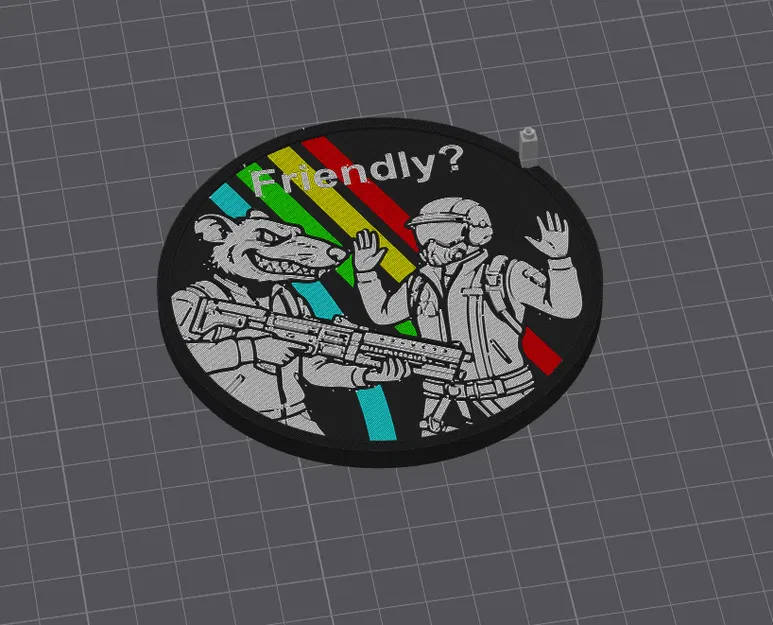 Arc Raiders Friendly? Coaster – Lót ly in 3D - Image 4