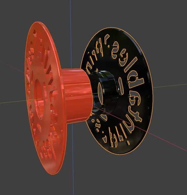 PRINTABLES Refill Spool (ống cuộn refill in 3D) - Image 3