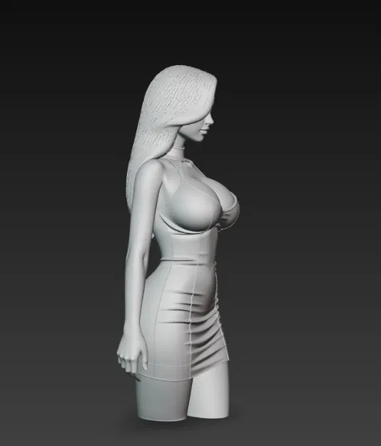 Cô gái gợi cảm mặc váy ngắn ôm sát cơ thể - Image 3