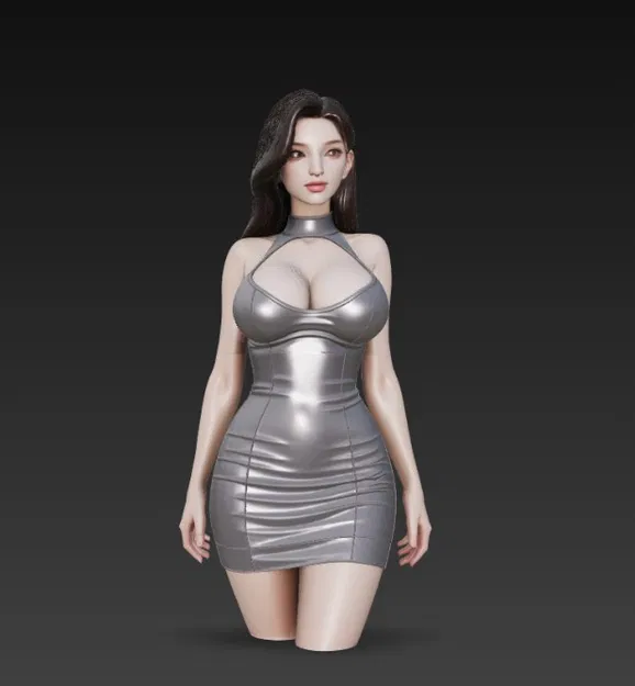 Cô gái gợi cảm mặc váy ngắn ôm sát cơ thể - Image 5