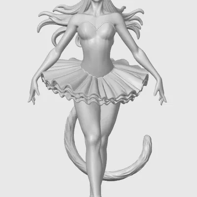 Tượng mô hình cat-girl thường ngày 7