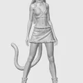 Tượng cat-girl casual 9 - Thumbnail 1