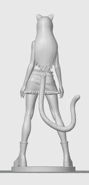 Tượng cat-girl casual 9 - Image 2