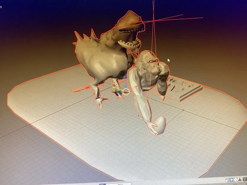 Gorilla vs Chicken - Image 1