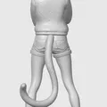 Figurine cat-girl casual 12 - Thumbnail 2