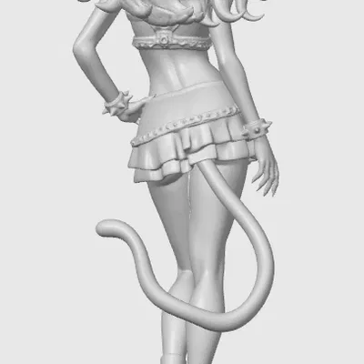 Figurine cat-girl đời thường 14