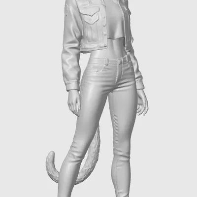 Figurine cat-girl thường ngày 15