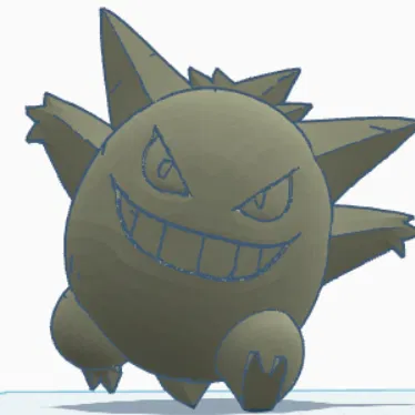 Gengar (Pokémon) – mô hình in 3D