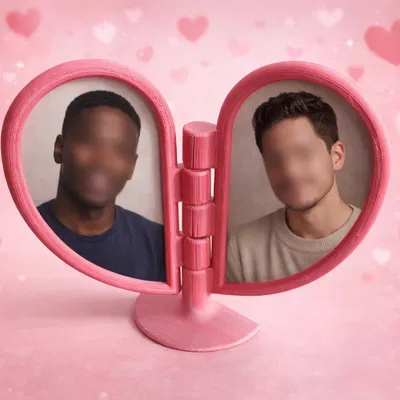 Kệ Trái Tim Ngày Valentine | Print-in-Place & Có Bản Lề