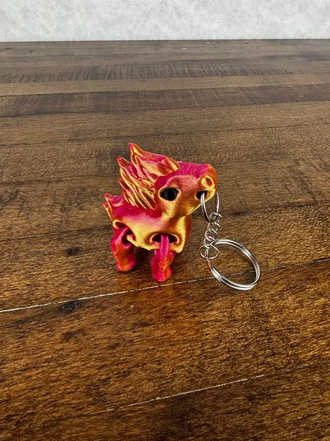 Móc khóa Ngựa Lửa (Fire Horse Keychain) - Image 1