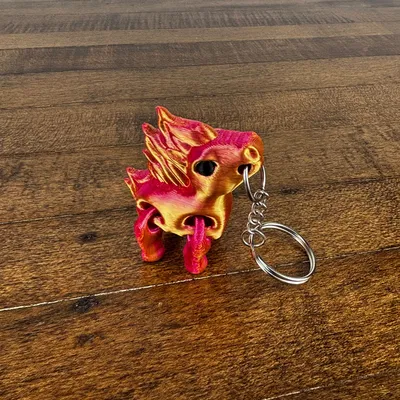 Móc khóa Ngựa Lửa (Fire Horse Keychain)