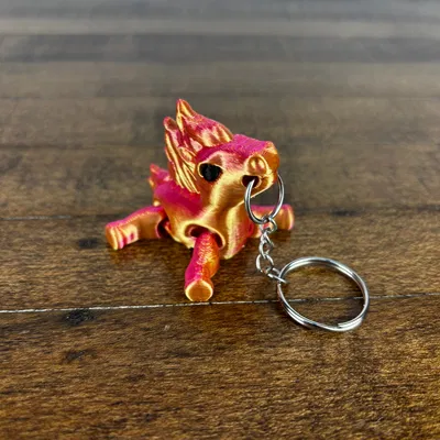 Móc khóa Ngựa Lửa (Fire Horse Keychain)
