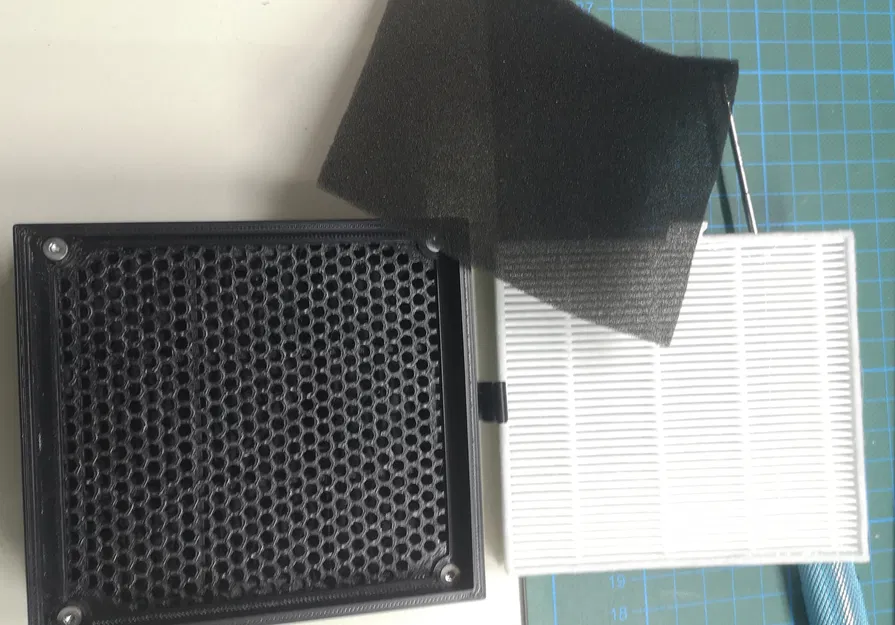 Hộp lọc HEPA + than hoạt tính cho Creality K2 Plus (VE2, VE2_83x83, VE2_100x108) - Image 4