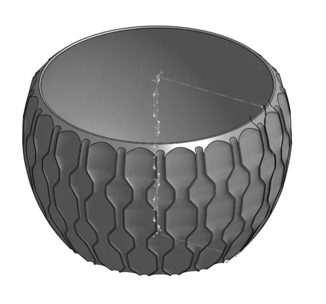 Bình trang trí dạng bát (Vase for Decoration) - Image 1